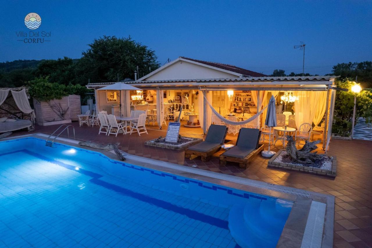 Villa Del Sol Corfu Сидарион Экстерьер фото